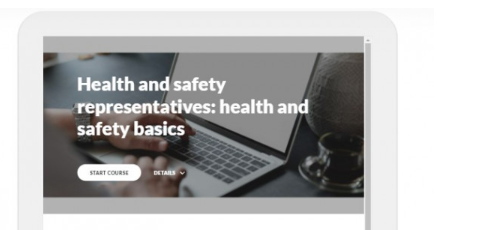 Health and Safty the basics and a picture of a keyboard